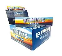 24 Full Box Elements Ultra Thin Rice Papers Connoisseur King Size Slim & Tips