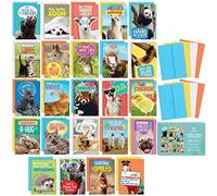 24 Funny Greeting Cards Set with Envelopes,24 Unique Designs with No Repeats,Cute 4.5”x6.25” Blank Boxed Animal Note Cards Pack to Say Thinking of You, Hello, Kids, Teacher and More
