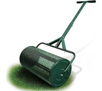 24" Garden Compost Spreader Durable Metal Mesh with Improved T Handle for Easy Seed Distribution Lightweight Turf & Lawn Care Tool 40 x 60 cm Green