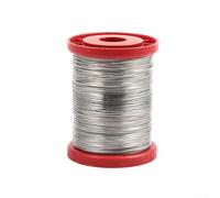 24 Gauge Galvanized Iron Wire Mixed With 201 Stainless Steel For Beekeeping Frames, 0.5mm Thick Red Spool 500g Pack For Secure Foundation Attachment And Garden Crafts(iron wire)