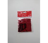 24 Gift Maker Collection Foil Tags - 12 Gold & 12 Red Christmas Xmas Tags - Assorted Designs