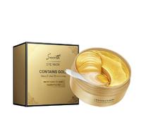 24 Gold Under Eye Masks, Gold Collagen Eye Masks for Puffy Eyes, Under Eye Gel Patches for Dark Circles, Anti Wrinkle, Skincare, Look Younger and Less Tired, Moisturize Your Skin
