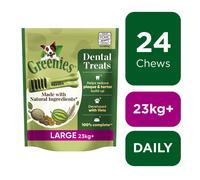 Greenies The Smart Dental Treat 24 Chews, Daily Original Large Dog Treats, Pack of 6 (4 x 170 g)