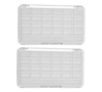 24-grid Empty Eyeshadow Palette Box 2pcs White as Abs Pp