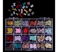 24 Grids Luxury 3D Studs Rhinestones 3D Rhinestones Diamonds Crystal Jewels Stones