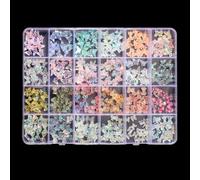 24 Grids Multi-shape Art Rhinestones Cartoon Animal Art Craft Decorations