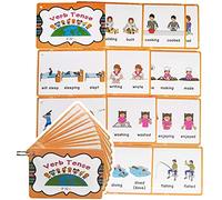 24 Groups English Verb Tense Flashcards for Kids|Learning Pocket Word Cards|Perfect for Pre-K/Teacher/Autism Therapists Tools