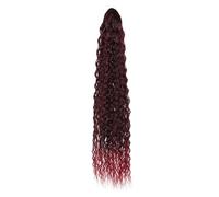 24" Hairpieces Women's Curly Pony Tail Hair Piece Synthetic Claw Clip Ponytail Wavy Long Curled in Hair Extension