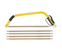 24" Heavy Duty Bow Saw With 6 Blades for Wood Cutting