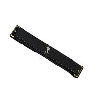 24 hole C key polyphonic harmonica for beginners to learn musical instruments(Black)