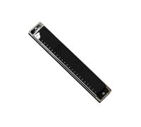 24 Hole Polyphonic Harmonica In The Key Of C Suitable For Playing Or Practicing harmonica Professional Instrument(24 C black 2)