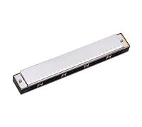 24-Hole Tremolo Harmonica Competition Mouth Organ With Hard For Case For Key Of C For Beginners And Adults