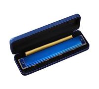 24-Hole Tremolo Harmonica, for Key of C for Beginners and Adults, Performance Competition Mouth Organ with Hard for Case Competition Mouth Organ