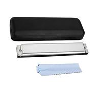 24-Hole Tremolo Harmonica Good-air Tightness Professional Harmonica Musical Instruments Harmonicas for Beginners (Color : D SHAPE)