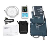24-Hour Ambulatory Blood Pressure Monitor | Medical Grade Holter with PC Software | Includes 3 Cuffs for Child, Adult & Large Adult
