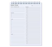 24 Hour Daily Planner - To Do List for Work & Personal Life, Productivity Planner, Everyday Schedule, 6.5 x 9.8
