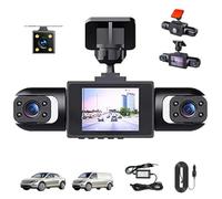 24 Hour Full View Car Dashcam System,Full View Car Dashcam System Upgraded,1080P Mini HD Night Vision Dash Cam,360° 4 Channel Dash for Front/Rear/Left/Right (Upgraded(24H))