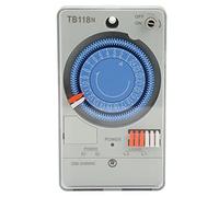 24 Hour Mechanical Timer Switch, Heavy Duty Indoor Plug in Mechanical Timer, with Anti Interference, Programmable Light Timers, Suit for Street Light 220-240V