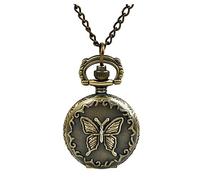 24 Hour Watch Pocket Watch Vintage Sweet Temperament Pocket Watch (Bronze, One Size)