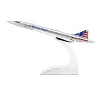 24-Hours 1/400 Concord USA 16cm Alloy Airplane Model for Display or chiristmas