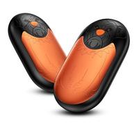 24 Hr Heating Hand Warmer Rechargeable 2 Pack | 6000mAh Electric Hand Warmers with 3 Heating Modes, USB Reusable Portable Pocket for Women Men Camping Hunting Golf(Orange)
