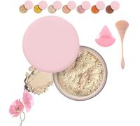 24-HR Shine Control Setting Powder, Ultimate Blurring Setting Powder, Pink Blurring SettingPowder, Long-wearing, Matte Finish, All Skin Tones (02#)