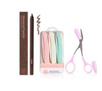 24 HR Waterproof Eyeliner Duo Sharpenable Eye Pencil, Plum Waterproof Eyeliner Duo Sharpenable Eye Pencil (06-Slate)