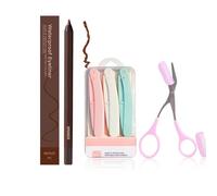 24 HR Waterproof Eyeliner Duo Sharpenable Eye Pencil, Plum Waterproof Eyeliner Duo Sharpenable Eye Pencil (07-Bronze)