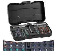 24 in 1 Magnetic Ratchet Screwdriver Set, 2025 Upgrade Magnetic Screwdriver Set, New Multifunctional Ratchet, Detachable T Handle (1set)