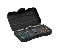 24 in 1 Magnetic Screwdriver Set, Alloy Steel Corrosion-Resistant and Fracture-Resistant, Multi Bit Free Combination Ratchet Screwdriver Set Portable Repair Tool Kit for Computer Eyeglass Bicycles