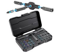 24 in 1 Magnetic Screwdriver Set,DIY Multi Bit Mini Ratchet Screwdriver Sets,Hand tools Torque wrench Repair kit, Precision Screwdriver Set Home Tool kit for PC,Furniture,Watch,Bicycle (24 IN 1)