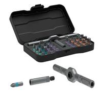 24 in 1 Magnetic Screwdriver Set Multi-Purpose 24 in 1 Ratchet Wrench Screwdriver Multi-Function Repair Tool with Reversible High Torque Drive Handle