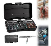 24 in 1 Magnetic Screwdriver Set, Ratchet Screwdriver Set, Multi Bit Magnetic Drive Sets with Detachable Ratchet Handle, Precision Screwdriver Sets Furniture Computer Bicycle Repair