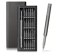 24-in-1 Precision Screwdriver Set - Mini Repair Tool Kit with CRV Steel Bits for Computers, Phones, Consoles, Glasses, Watches, Electronics - Compact Gift for Men