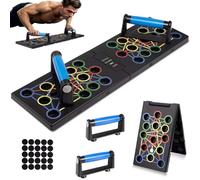 24 in1 Push Up Board Multifunctional Foldable Portable Fitness Workout Push-up Tools Pushup Stands Exercise Board Muscle Board,Home Exercises For Men/Women
