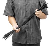 24 inch Black Zip Ties Heavy Duty 300 PCS, 250 LBS Ultra Exclusive Strong Plastic Wire Ties, Large Cable Ties Extra Long Tie Wraps, Indoor and Outdoor UV Resistant