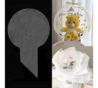 24 inch Bobo Balloons, Clear Bubble Balloon, 3.7in Big Wide Mouth Design Balloons for Christmas Wedding Birthday Party Decorations (50pcs)