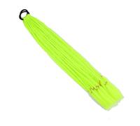 24 inch Colored Hair Extensions, Braided Ponytail Extension,Braids Wigs with Rubber Bands Synthetic Hairpieces(A22)
