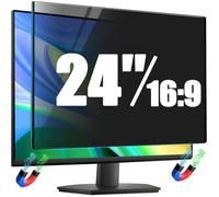 24 Inch Computer Magnetic Privacy Screen Filter for 24"16:9 Aspect Ratio Widescreen Monitor,Eye Protections Anti Glare Blue Light Blocking Film,Anti Spy Screen Protector PC Monitor Privacy Filters