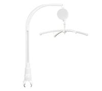 24 Inch Crib Mobile Bed Bell Frame Arm Bracket, Double Nut Screw Fixing Frame - DIY Toy Decoration (Claw Mouth)