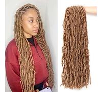 24 Inch Faux Locs Crochet Hair Extensions for Black Women Soft Locs Crochet Braids Hair Extensions for Braiding Hair Extension (24Inch (Pack of 7), #27)