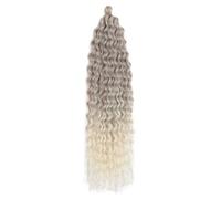 24 Inch Hair Extension,Wave Twist Crochet Hair Synthetic Sleek Wrap Around Braid Ponytail Extension Long Hair Accessories for Women