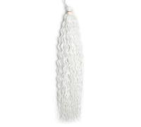24 Inch Hair Extension,Wave Twist Crochet Hair Synthetic Sleek Wrap Around Braid Ponytail Extension Long Hair Accessories for Women