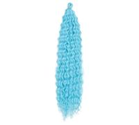 24 Inch Hair Extension,Wave Twist Crochet Hair Synthetic Sleek Wrap Around Braid Ponytail Extension Long Hair Accessories for Women