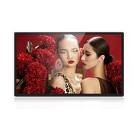 24-Inch HD Digital Advertising Screen,Wall Mounted Advertising Display Frame,Electronic Photo Album with Easy Setup,Motion Sensor for Home/Commercial Use 19in