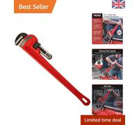 24-inch Heavy-Duty Straight Pipe Wrench, 24-inch Plumbing Wrench, Red
