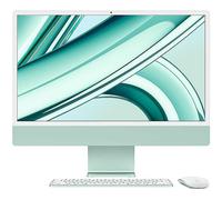 24-Inch iMac with Retina 4.5K Display: Apple M3 Chip with 8-Core CPU & 10-Core GPU, 256GB SSD - Green Clear