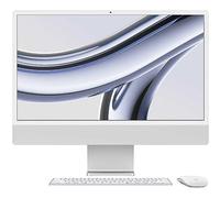 24-Inch iMac with Retina 4.5K Display: Apple M3 Chip with 8-Core CPU & 10-Core GPU, 512GB SSD - Silver Clear