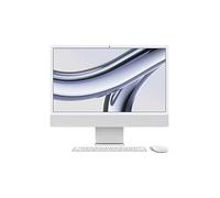 24-Inch iMac with Retina 4.5K Display: Apple M3 Chip with 8-Core CPU & 8-Core GPU, 256GB SSD - Silver Clear