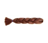 24 Inch Long Braided Ponytail Extension with Hair Tie, Straight Wrapped Hair Extensions, Ponytail, Soft, Synthetic Hairpiece for Women (33#)
